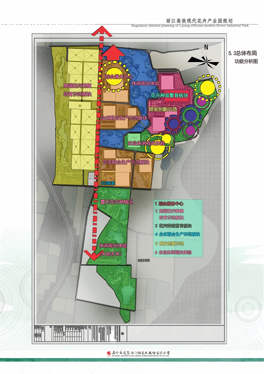 麗江現(xiàn)代花卉產業(yè)園項目總體布局功能分析圖.jpg
